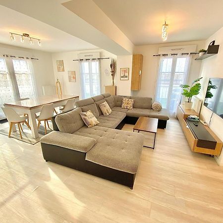 Le Prestige Terrasse-Cocon Familial Cosy, Billard & Jacuzzi Avec Vue Sur Paris Daire Le Blanc-Mesnil Dış mekan fotoğraf